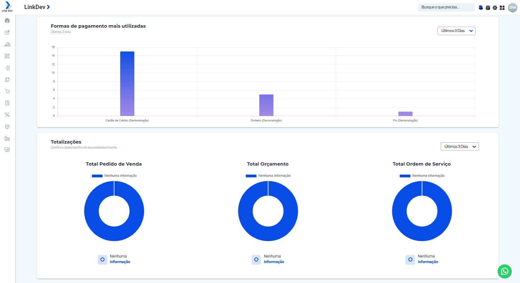 Plataforma LinkDev Sistemas
